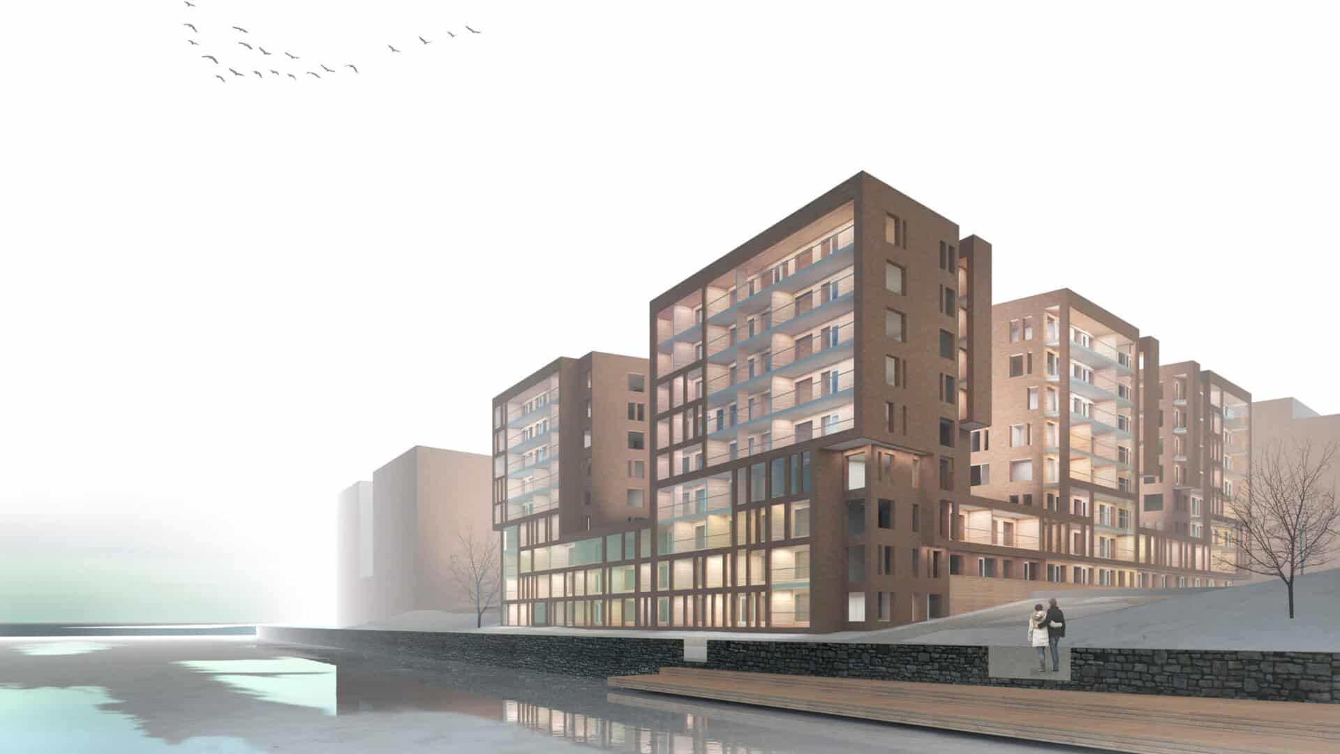 BST-Arkkitehdit oy wins the design competition for a site in Ranta-Tampella